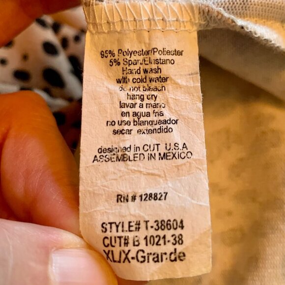 👖Texas True Threads Brooke 🐾 Leopard Hoodie, Pre-Owned, Sz XL 👢 - Picture 7 of 14